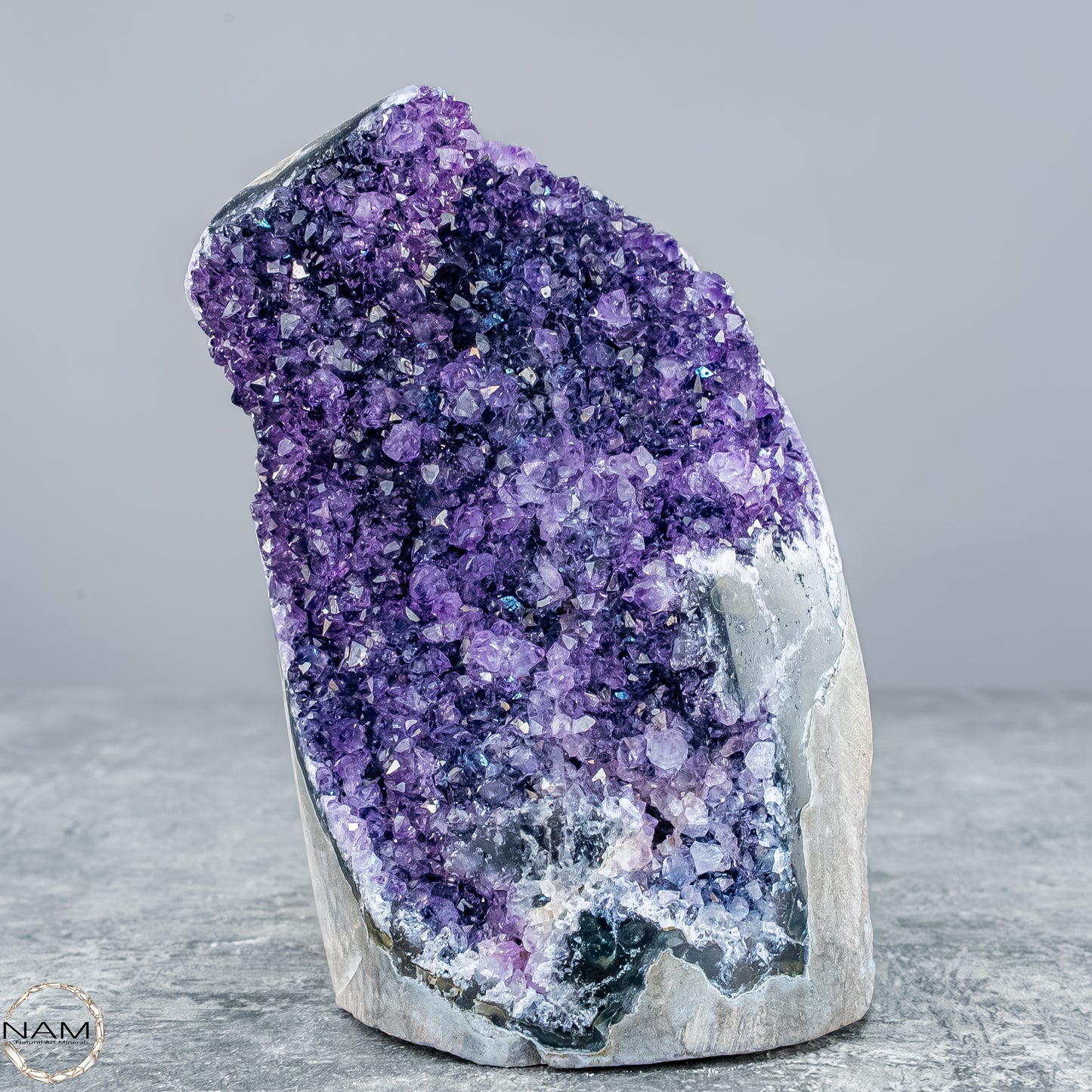 Natürliche Amethyst-Kristall Druse - 531,38g