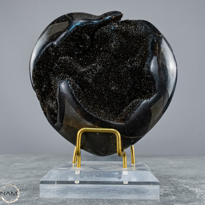 Septarien-Herz – Symbol für Erdverbundenheit und innere Stärke - 1409,38g