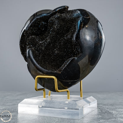 Septarien-Herz – Symbol für Erdverbundenheit und innere Stärke - 1409,38g