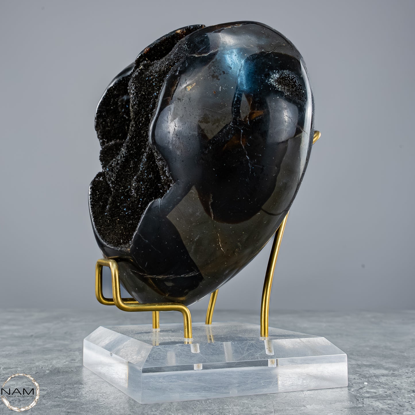 Septarien-Herz – Symbol für Erdverbundenheit und innere Stärke - 1409,38g