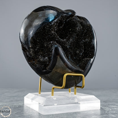 Septarien-Herz – Symbol für Erdverbundenheit und innere Stärke - 1409,38g