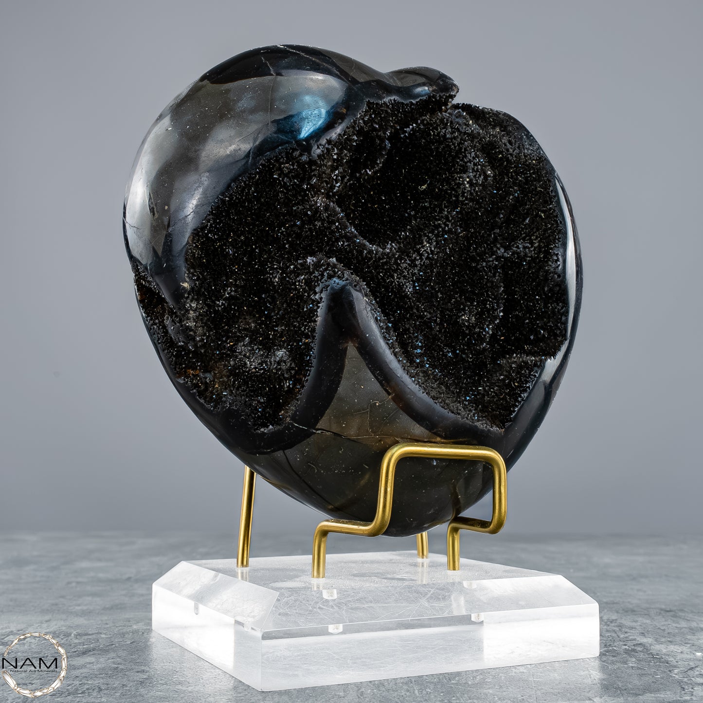 Septarien-Herz – Symbol für Erdverbundenheit und innere Stärke - 1409,38g