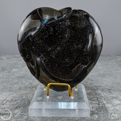 Septarien-Herz – Symbol für Erdverbundenheit und innere Stärke - 1409,38g