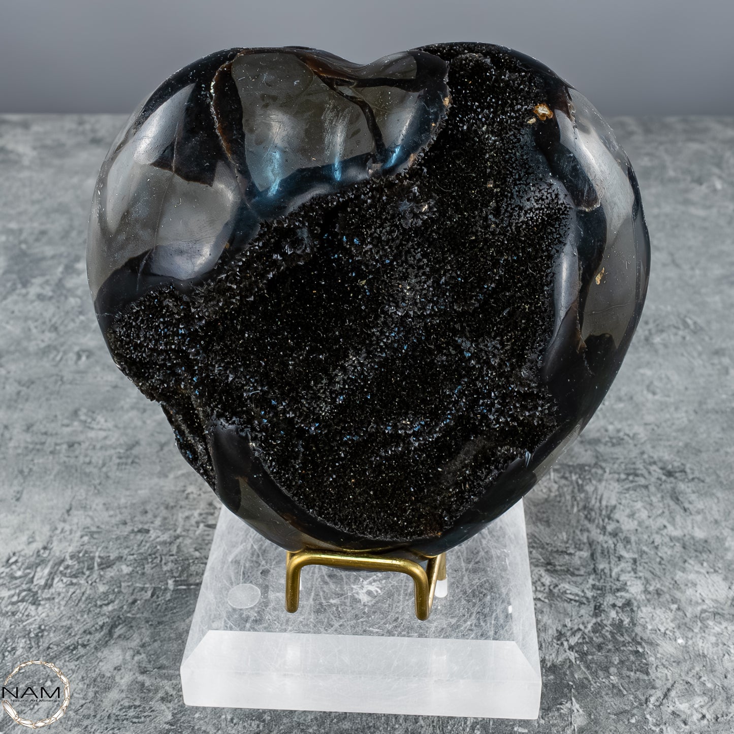 Septarien-Herz – Symbol für Erdverbundenheit und innere Stärke - 1409,38g