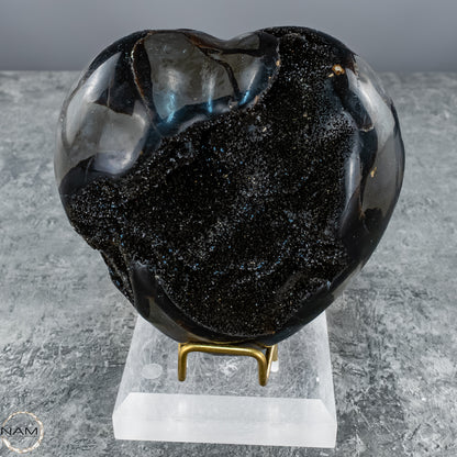 Septarien-Herz – Symbol für Erdverbundenheit und innere Stärke - 1409,38g