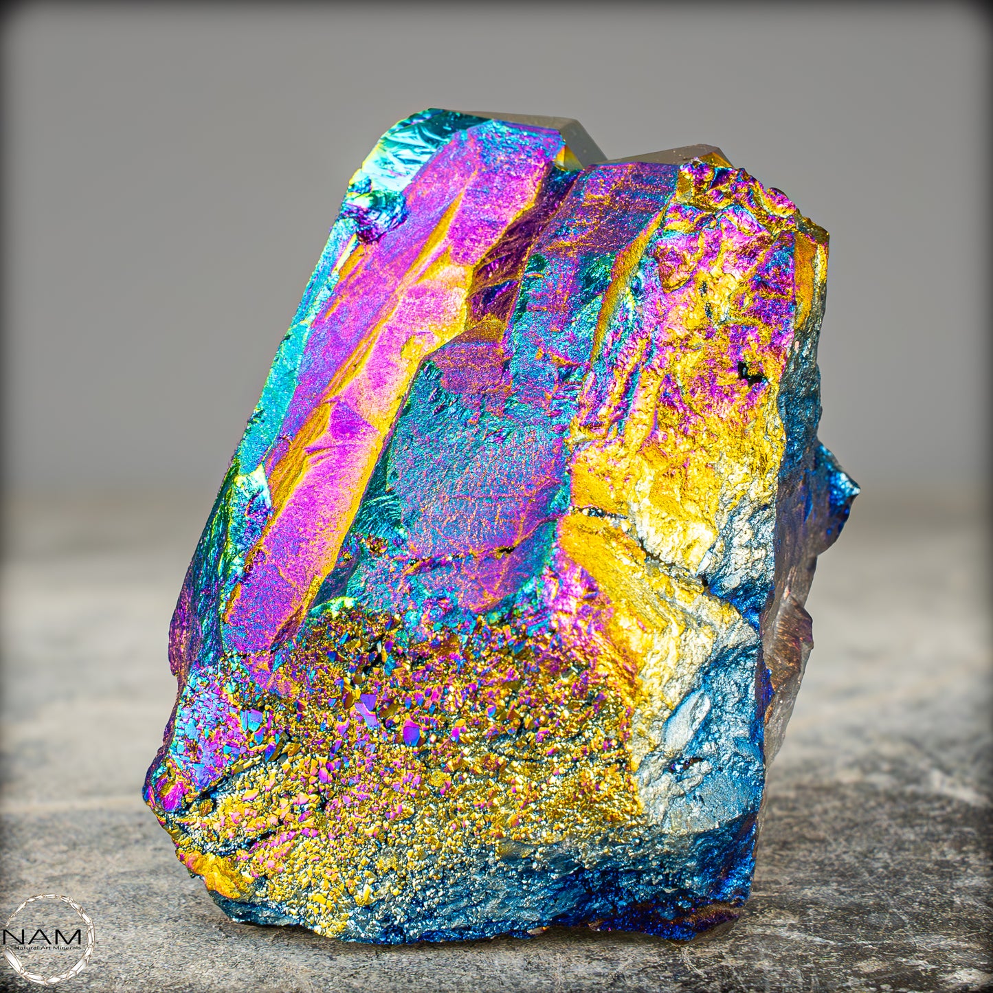 Wunderschöner Aura-Amethyst Kristall – 656,75g
