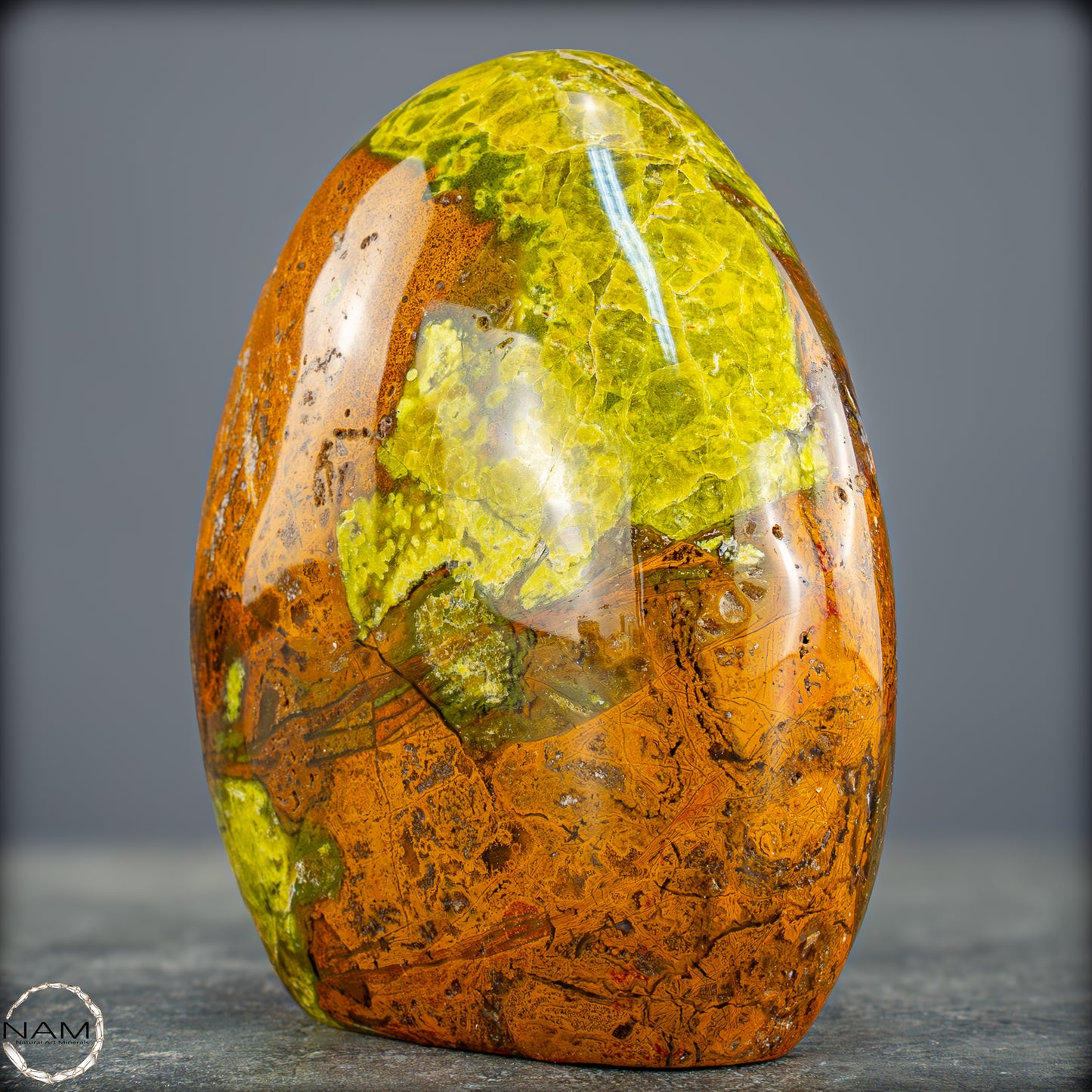 Natürliche Grüne Opal Freiform - 803,92g