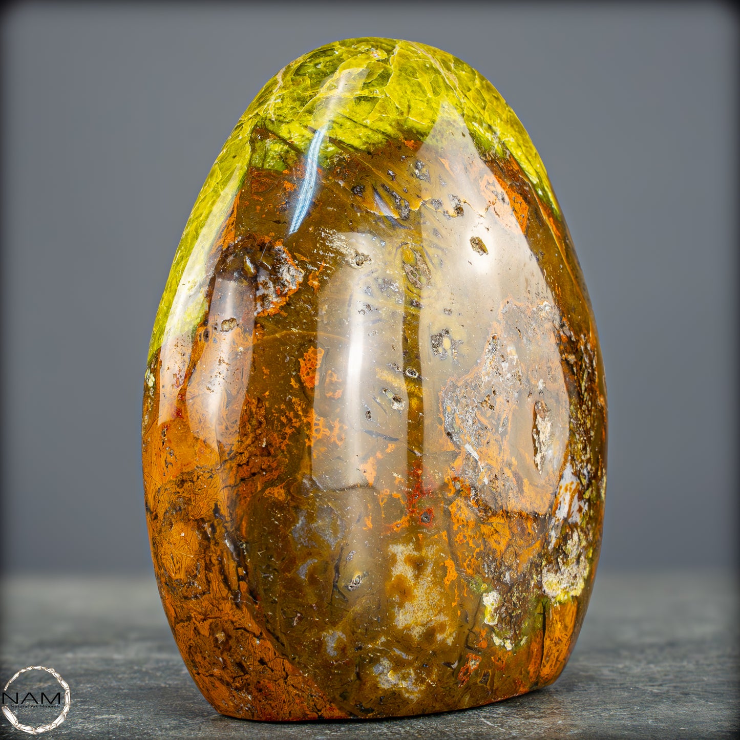 Natürliche Grüne Opal Freiform - 803,92g