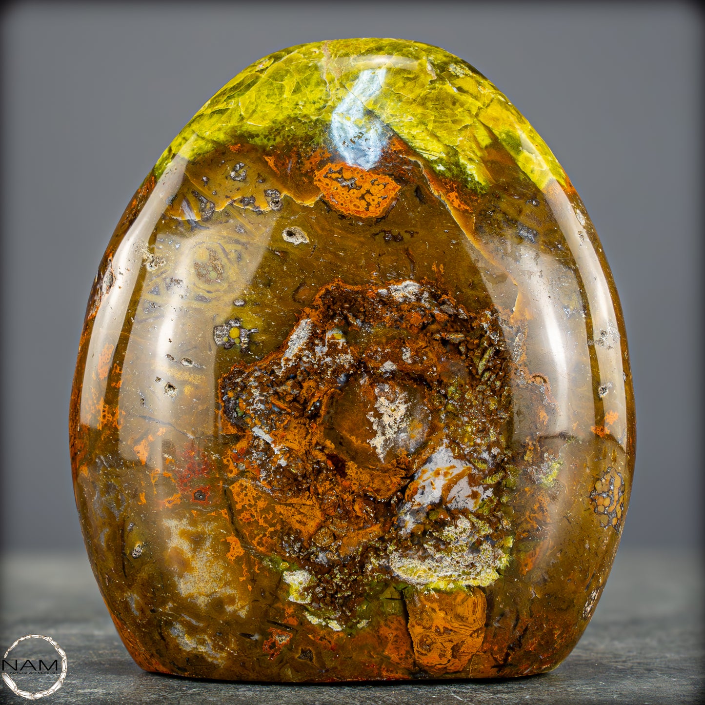 Natürliche Grüne Opal Freiform - 803,92g