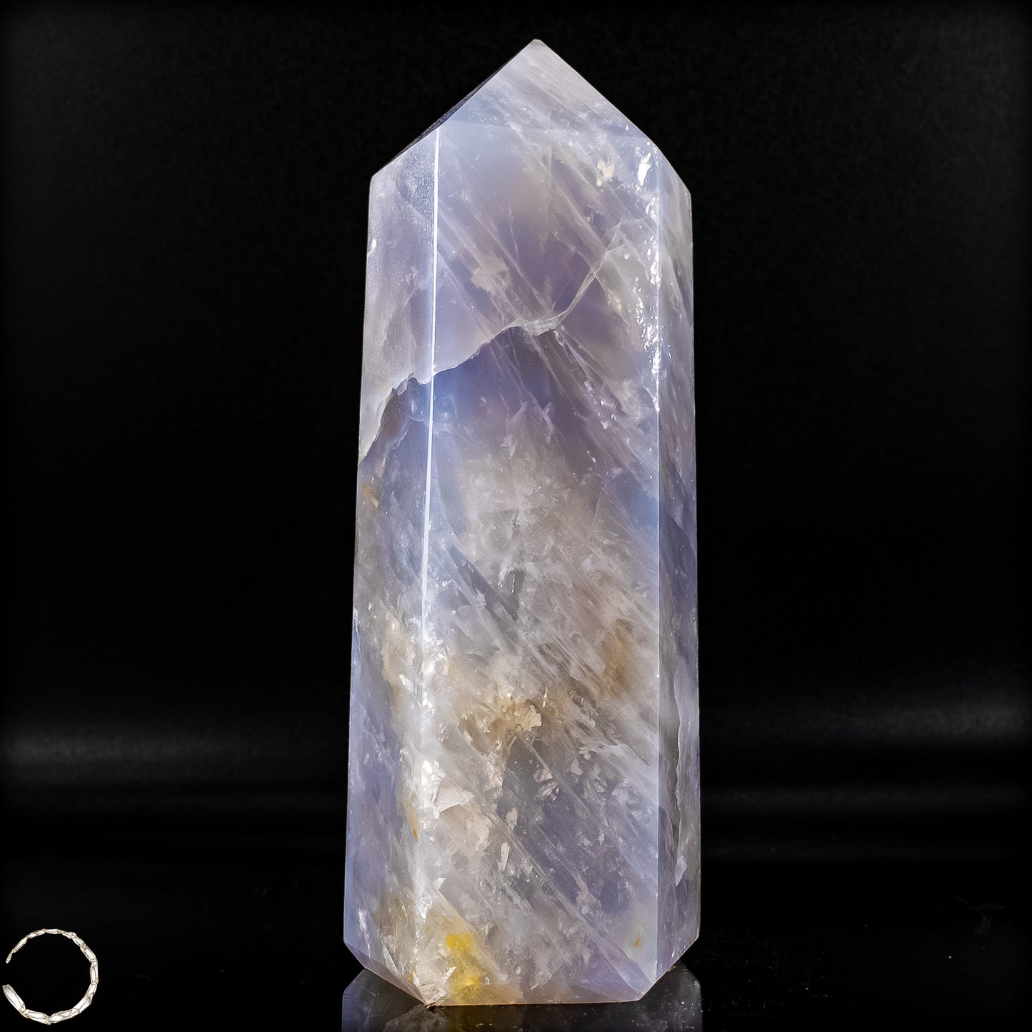 Natürlicher Lila-Lavendel-Rosenquarz Obelisk aus Brasilien - 856,66g