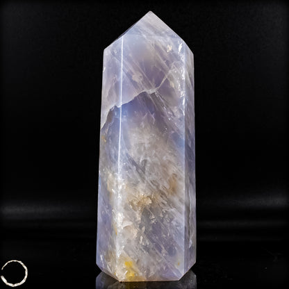 Natürlicher Lila-Lavendel-Rosenquarz Obelisk aus Brasilien - 856,66g