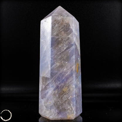 Natürlicher Lila-Lavendel-Rosenquarz Obelisk aus Brasilien - 856,66g