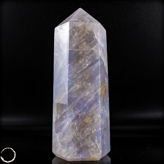 Natürlicher Lila-Lavendel-Rosenquarz Obelisk aus Brasilien - 856,66g