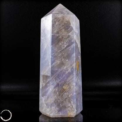 Natürlicher Lila-Lavendel-Rosenquarz Obelisk aus Brasilien - 856,66g