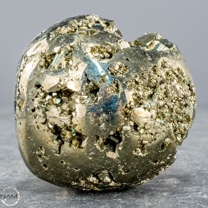 Natürliche Pyrit-Kristall Freiform - 403,17g