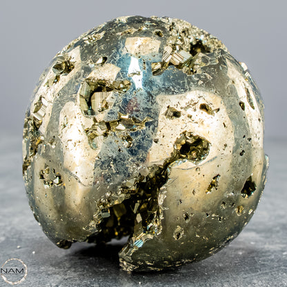 Natürliche Pyrit-Kristall Freiform - 403,17g