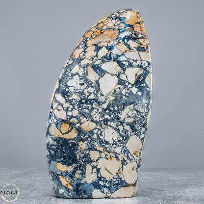 Indonesischer Jasper Freiform – auch bekannt als Picture Jasper - 1120,37g