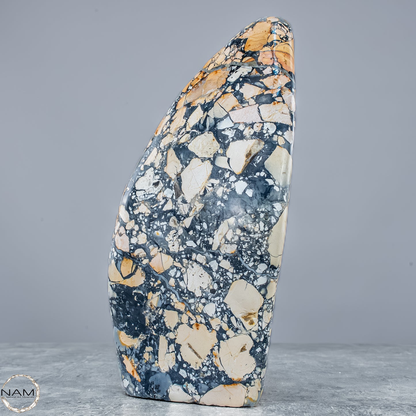 Indonesischer Jasper Freiform – auch bekannt als Picture Jasper - 1120,37g