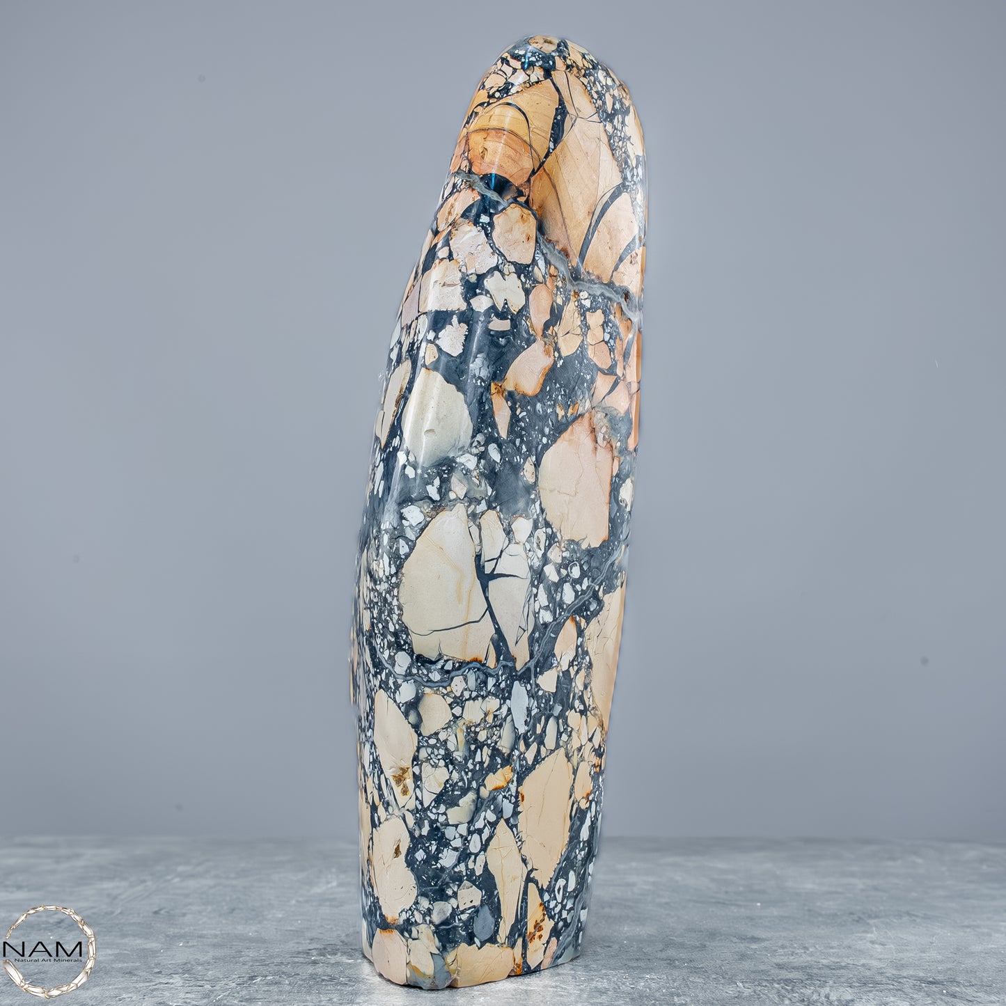 Indonesischer Jasper Freiform – auch bekannt als Picture Jasper - 1120,37g