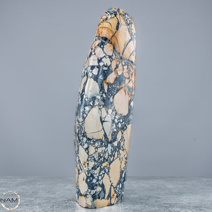 Indonesischer Jasper Freiform – auch bekannt als Picture Jasper - 1120,37g