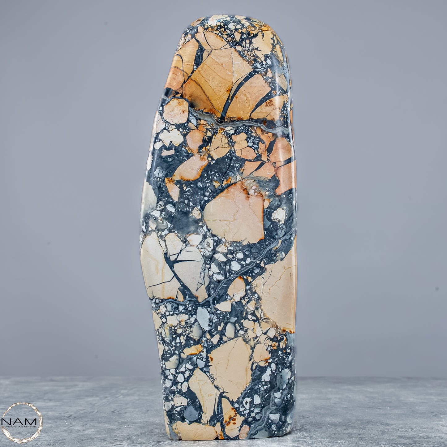 Indonesischer Jasper Freiform – auch bekannt als Picture Jasper - 1120,37g