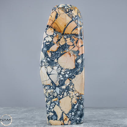 Indonesischer Jasper Freiform – auch bekannt als Picture Jasper - 1120,37g