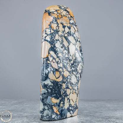 Indonesischer Jasper Freiform – auch bekannt als Picture Jasper - 1120,37g