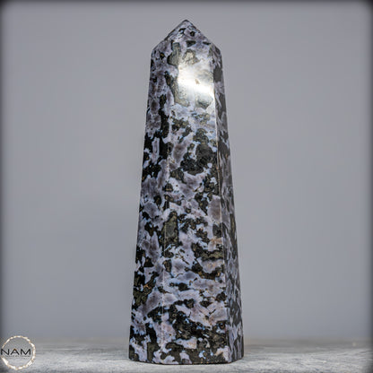 Natürlicher Merlinit (Gabbro) Kristall Obelisk - 1836,07g