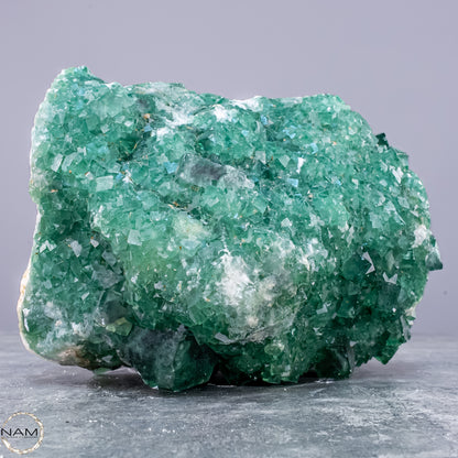 Natürliche Grüner Fluorit Kristalle auf Matrix -  3593,17g