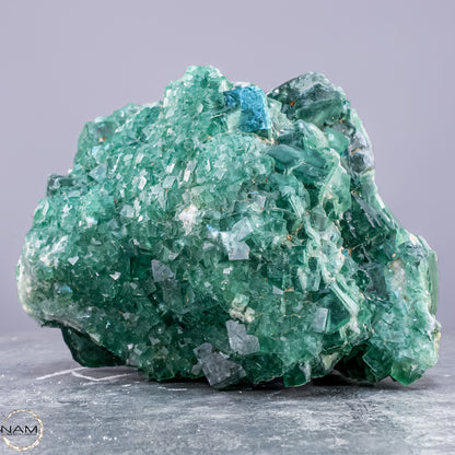 Natürliche Grüner Fluorit Kristalle auf Matrix -  3593,17g