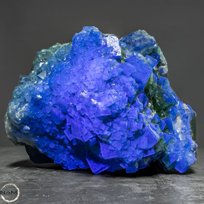 Natürliche Grüner Fluorit Kristalle auf Matrix -  3593,17g