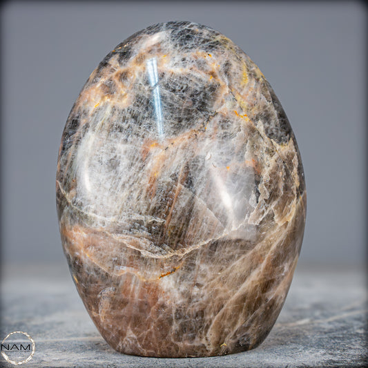 Natürliche Funkelnde Mondstein Kristall-Freiform - 685,09g