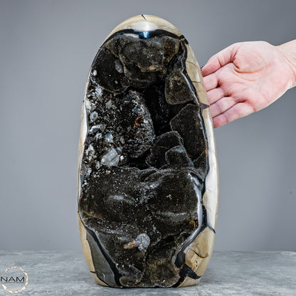 Natürliche Septarien Druse mit Calzit Kristallen, Spitzenqualität - 8678,23g