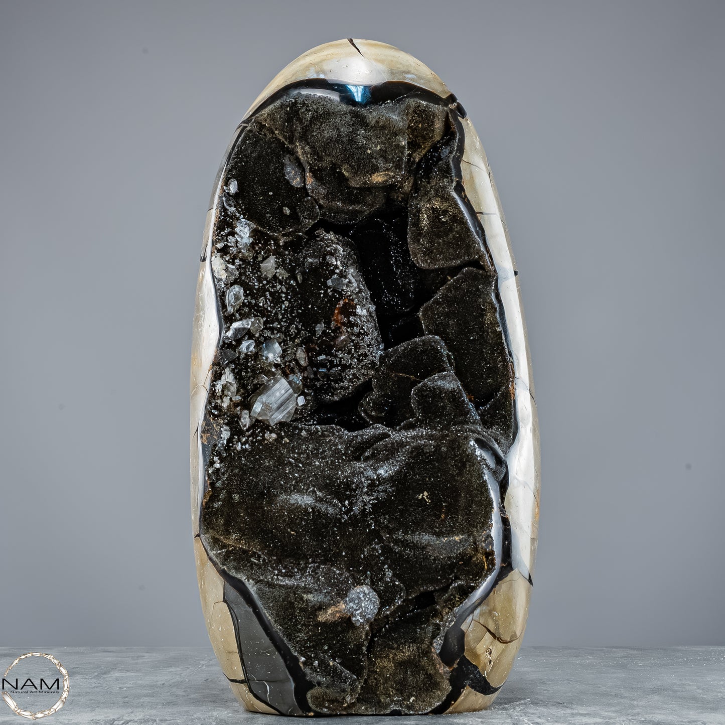 Natürliche Septarien Druse mit Calzit Kristallen, Spitzenqualität - 8678,23g