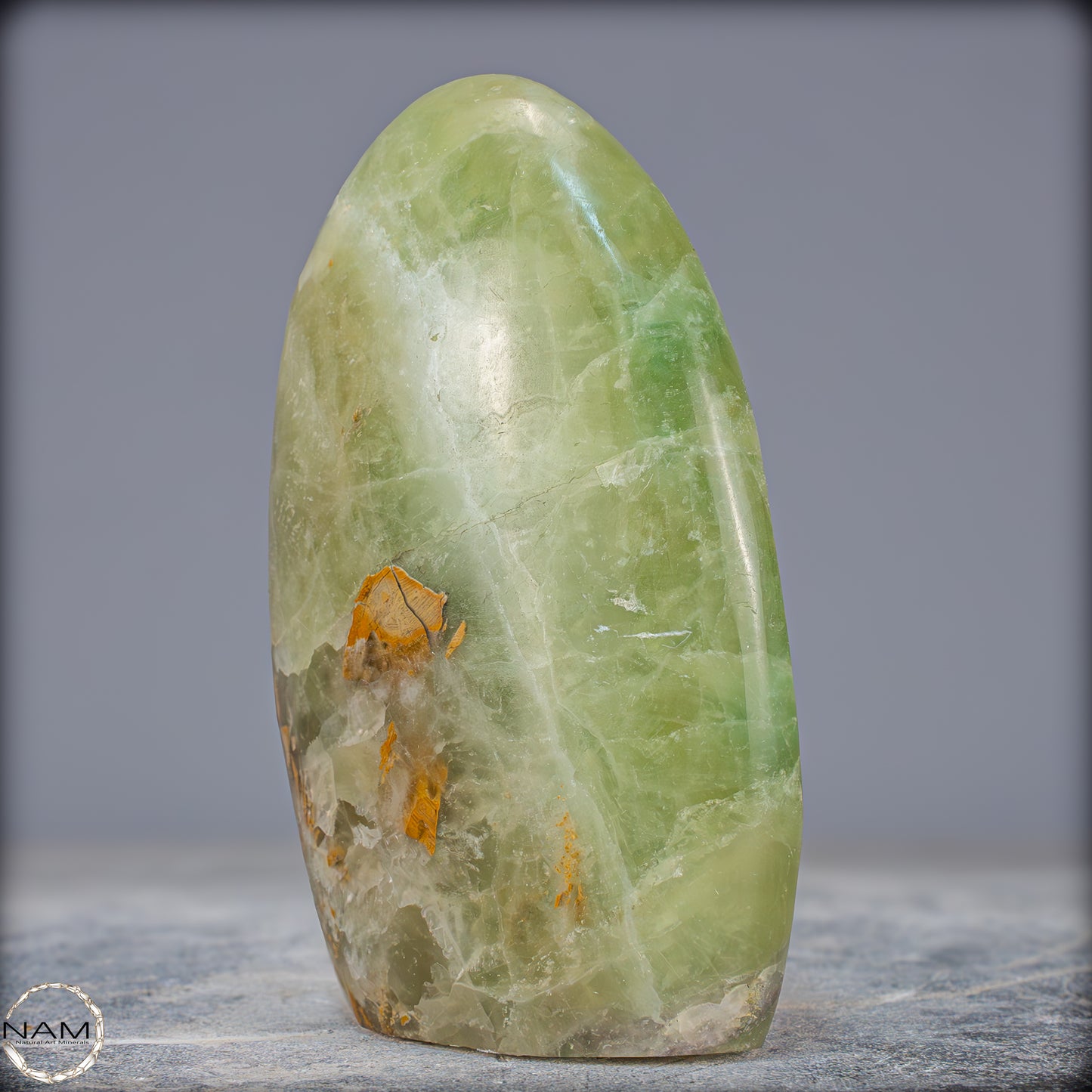 Natürliche Grüne Fluorit-Kristall Freiform - 936,41g