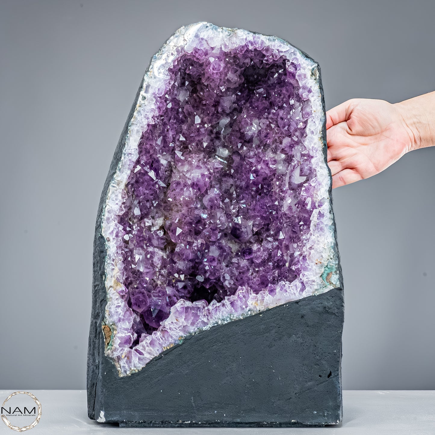 Amethyst-Druse – pures Naturwunder aus Uruguay – 21611,22g