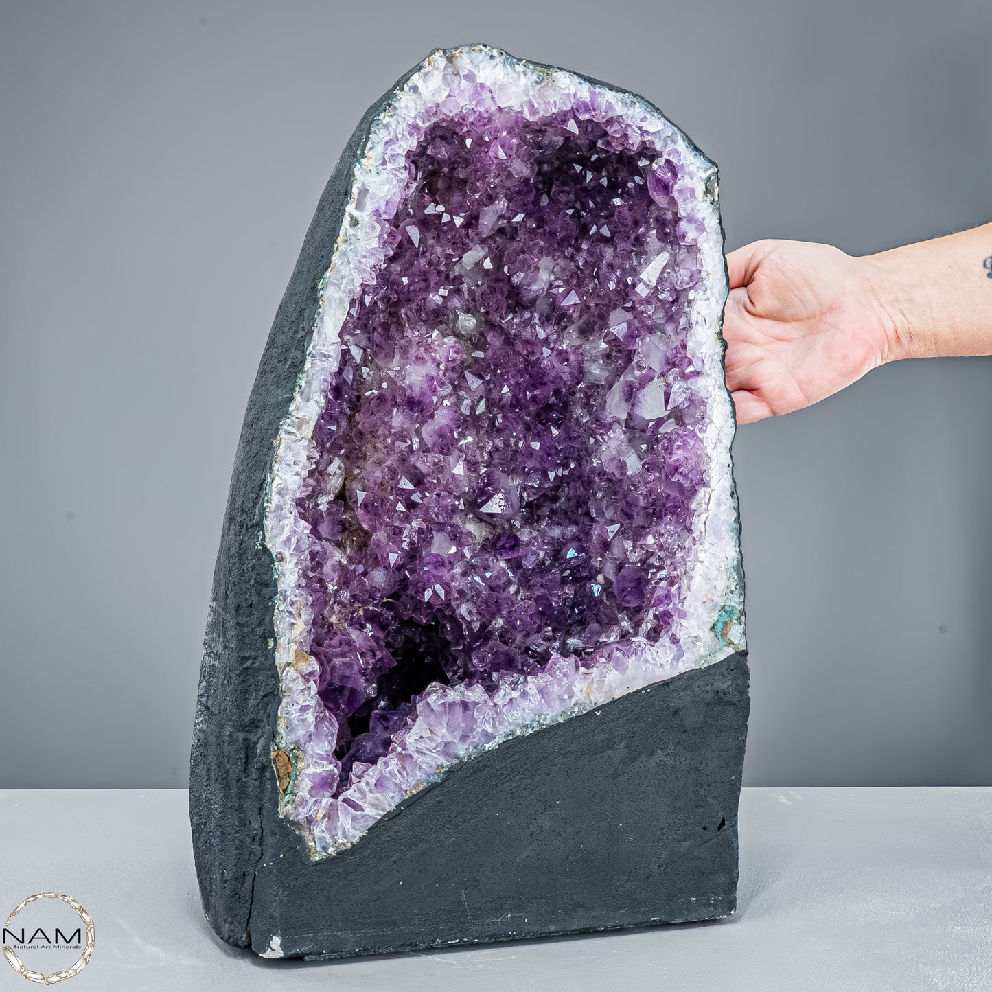 Amethyst-Druse – pures Naturwunder aus Uruguay – 21611,22g