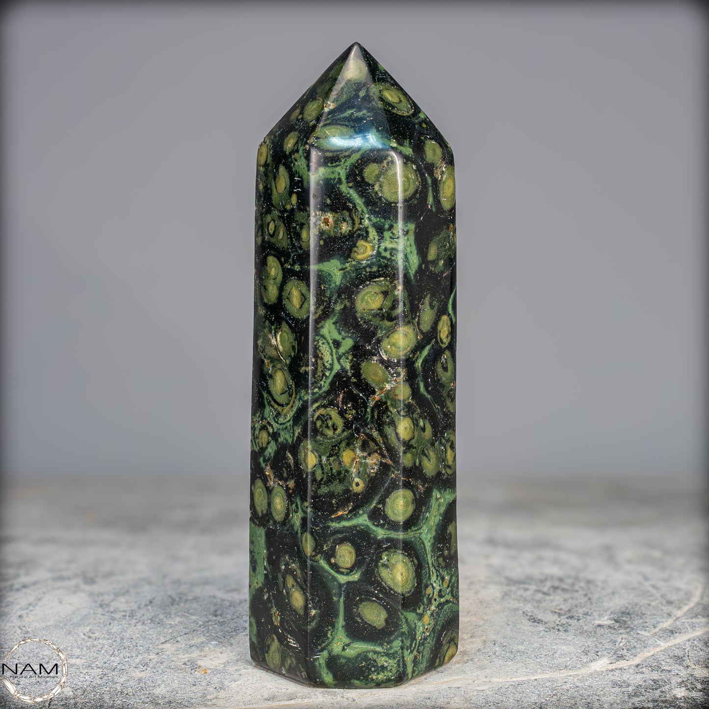 Natürlicher  Kambaba-Jaspis Obelisk - 753,31g