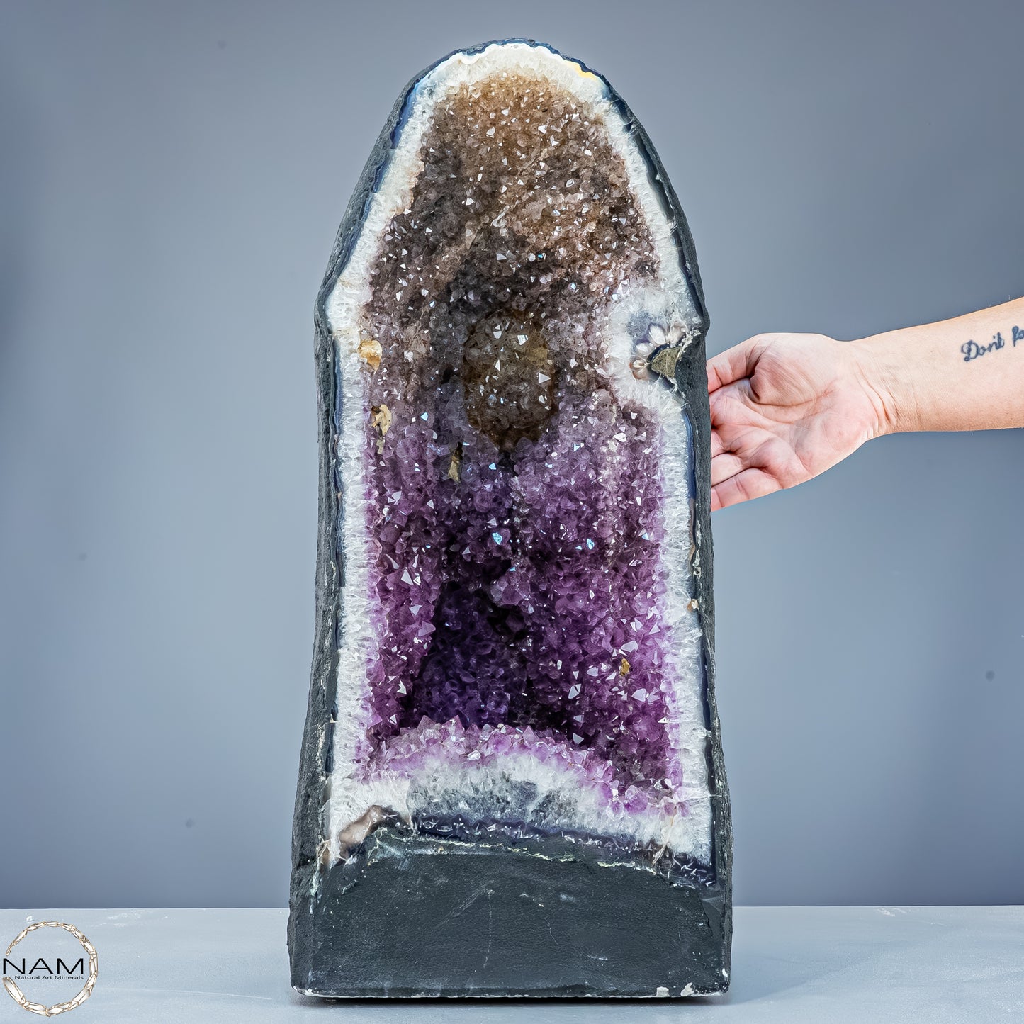 Außergewöhnliche Amethyst-Druse – zweifarbig, aus Uruguay – 28104,55g
