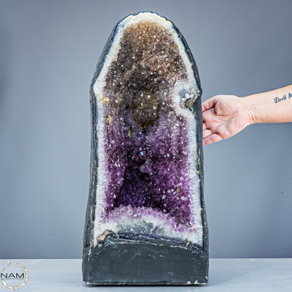 Außergewöhnliche Amethyst-Druse – zweifarbig, aus Uruguay – 28104,55g