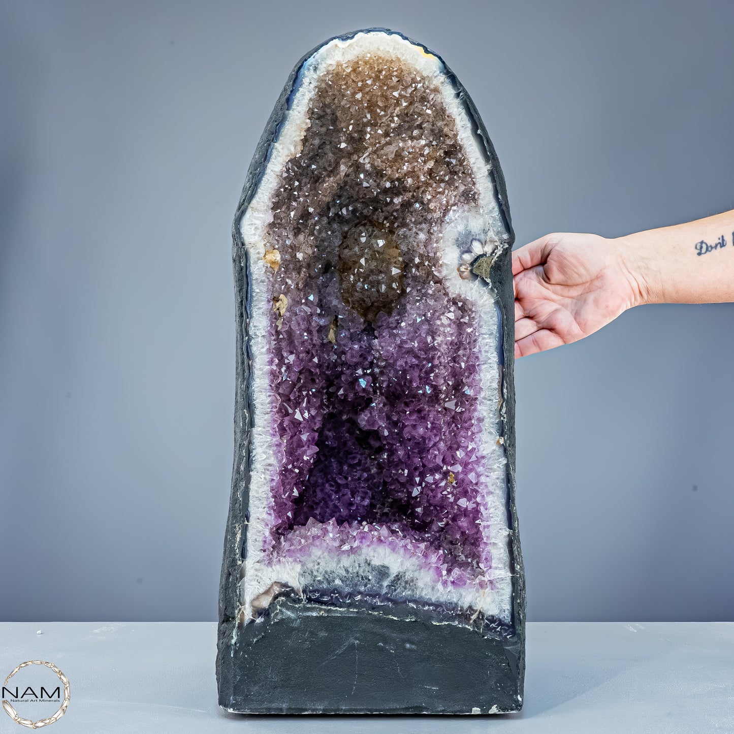 Außergewöhnliche Amethyst-Druse – zweifarbig, aus Uruguay – 28104,55g