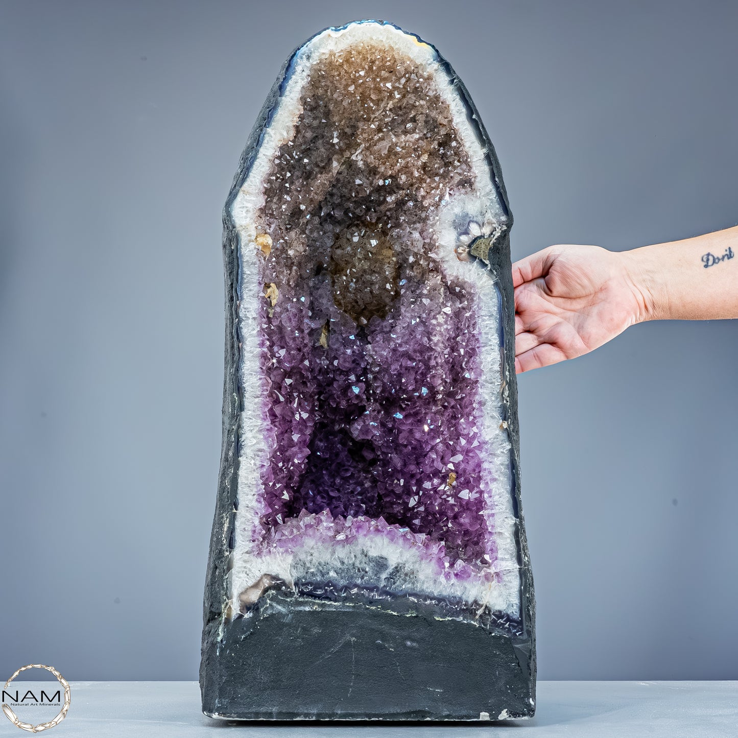 Außergewöhnliche Amethyst-Druse – zweifarbig, aus Uruguay – 28104,55g