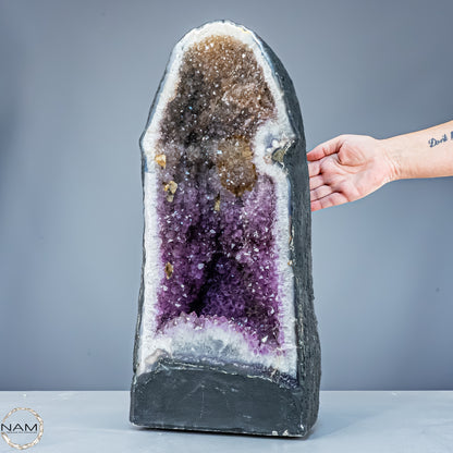 Außergewöhnliche Amethyst-Druse – zweifarbig, aus Uruguay – 28104,55g