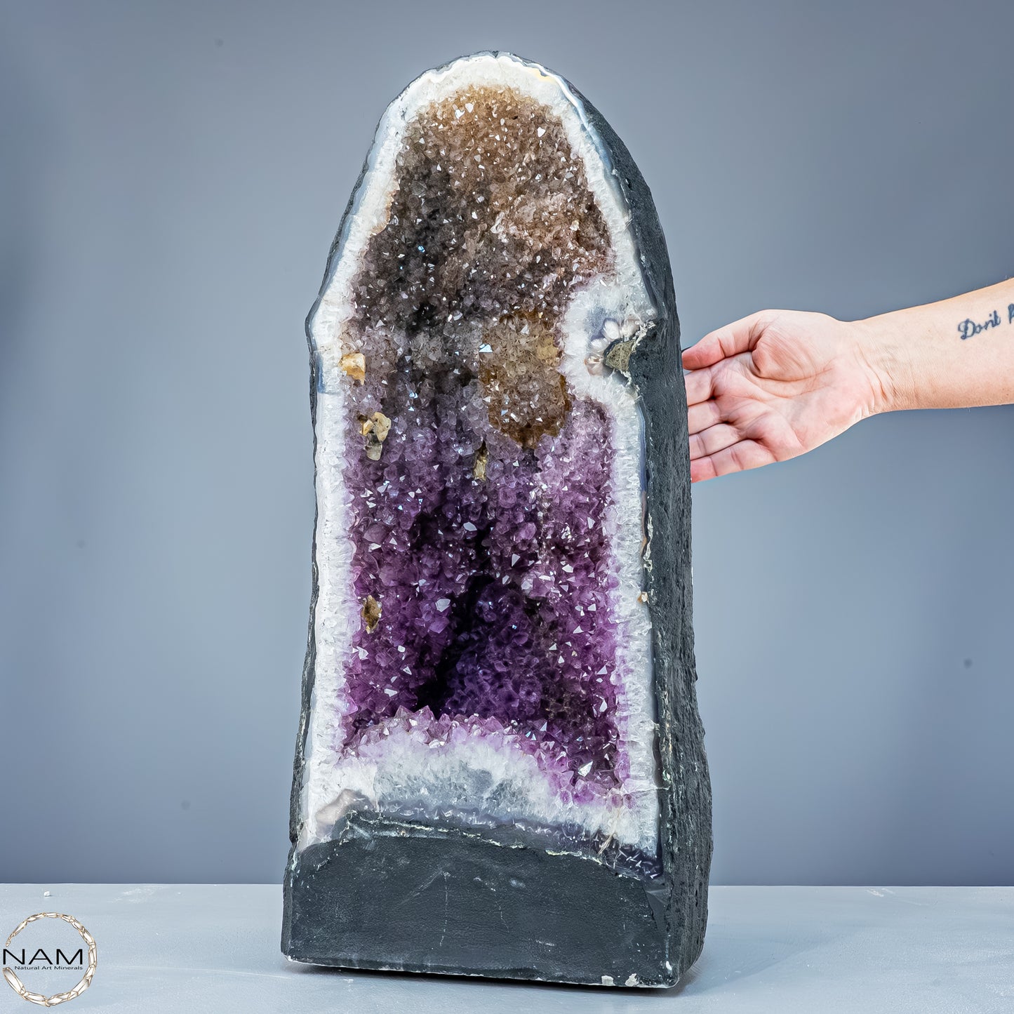 Außergewöhnliche Amethyst-Druse – zweifarbig, aus Uruguay – 28104,55g