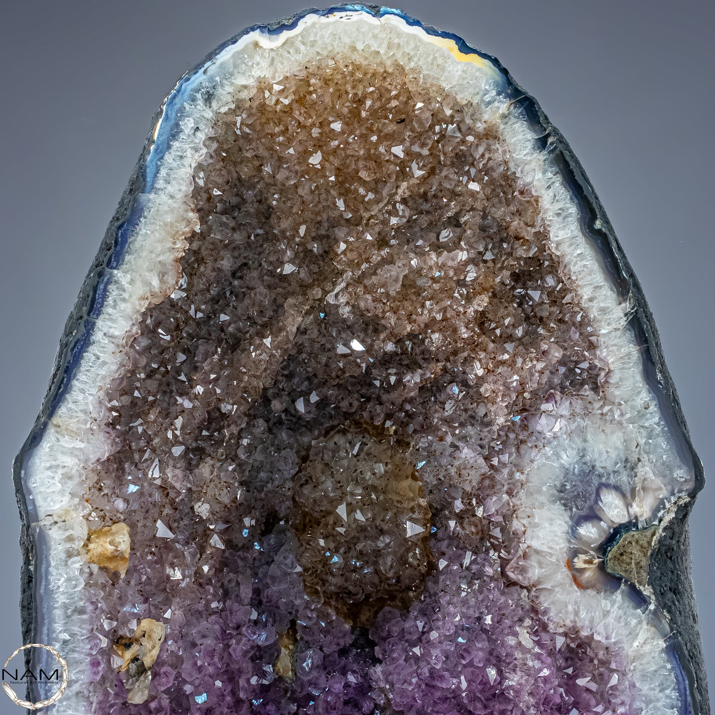 Außergewöhnliche Amethyst-Druse – zweifarbig, aus Uruguay – 28104,55g