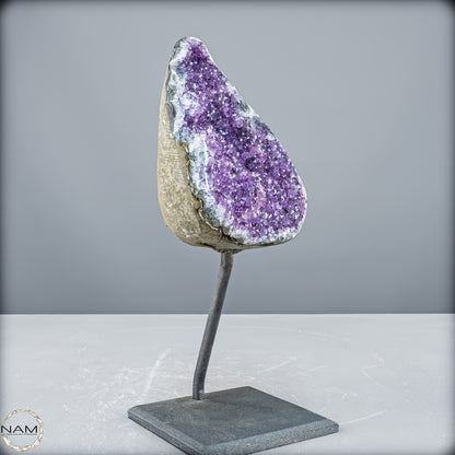 Natürliche Amethyst-Kristalle/Druse auf Ständer - 1907,65 g