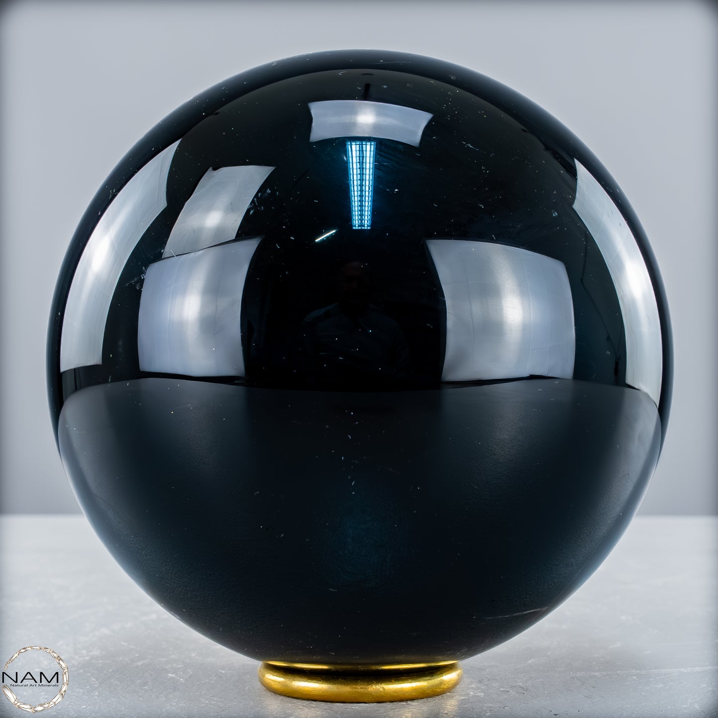 Natürliche Schwarze Obsidian Kristall-Kugel - 2520,77 g