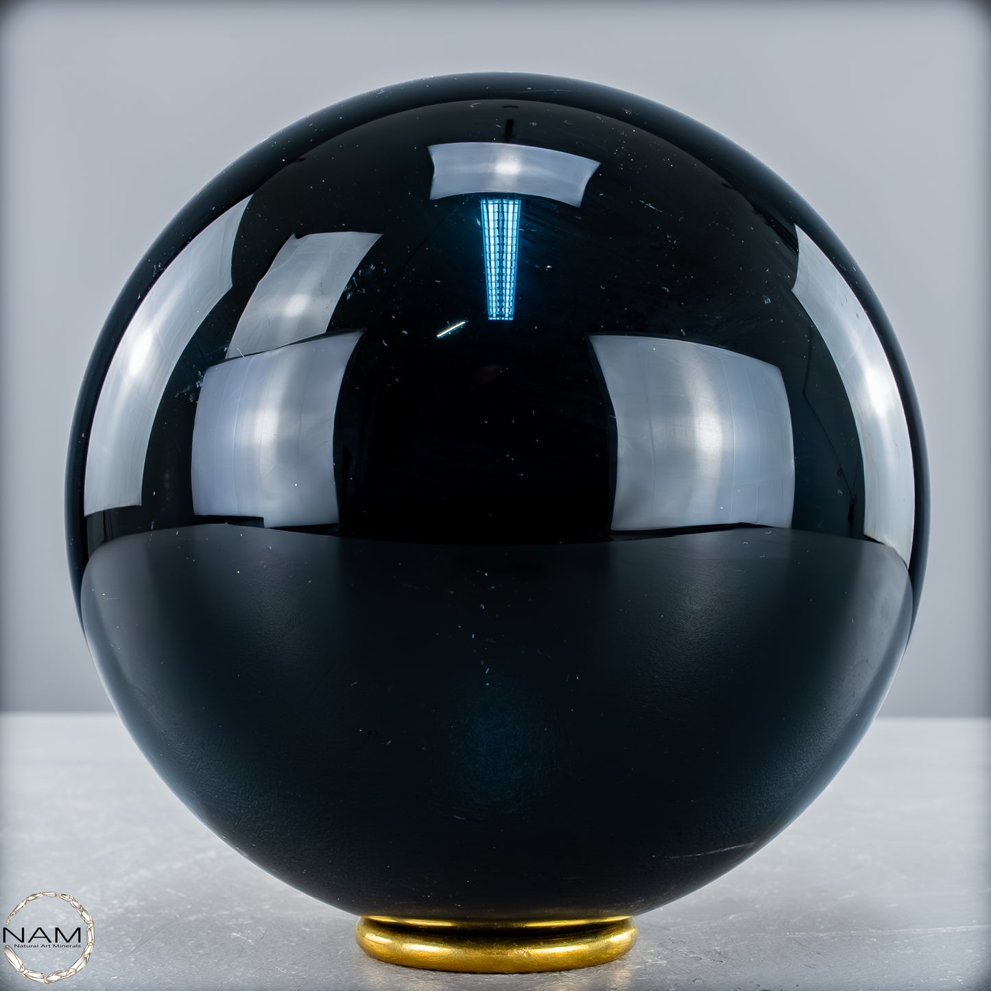 Natürliche Schwarze Obsidian Kristall-Kugel - 2520,77 g