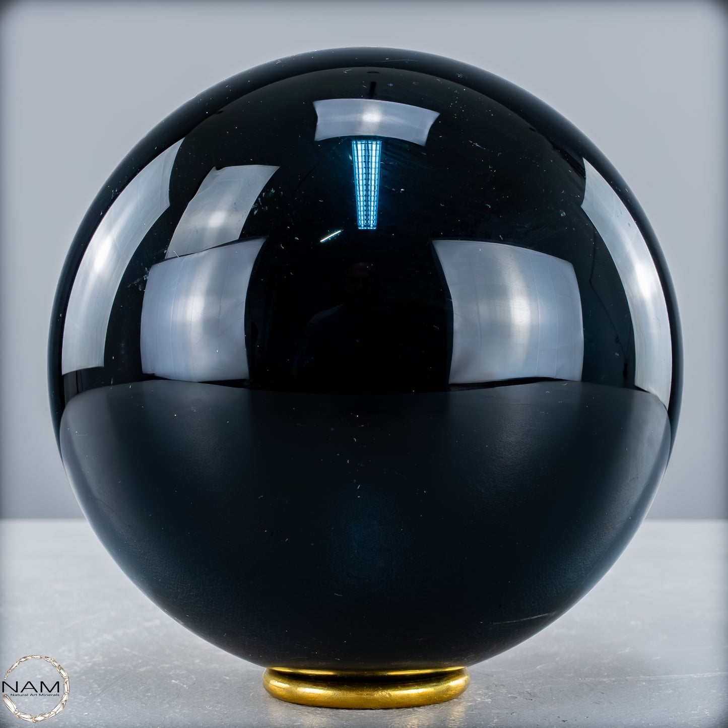 Natürliche Schwarze Obsidian Kristall-Kugel - 2520,77 g