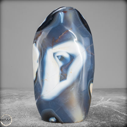 Natürliche Orca-Achat Kristall Freiform aus Brasilien - 850,15 g